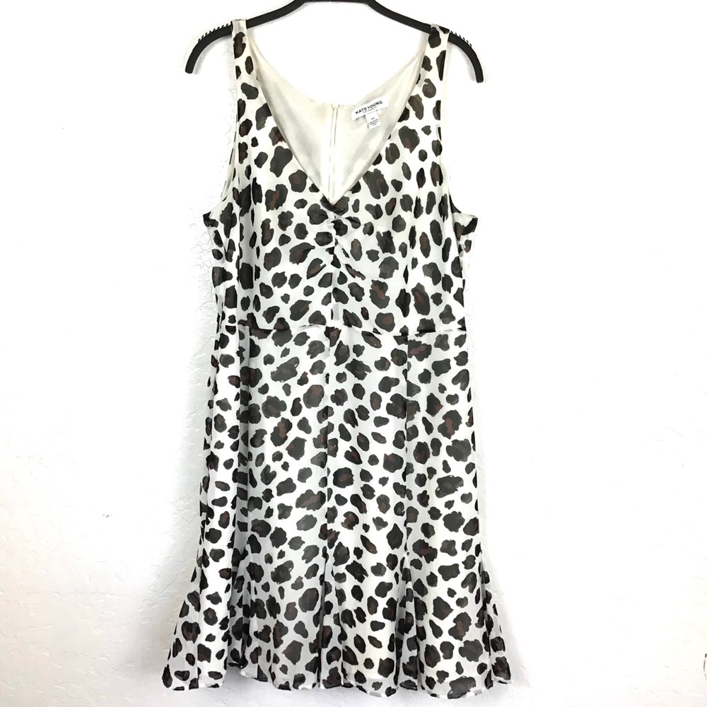 Kate Young Cheetah Print Summer Dress